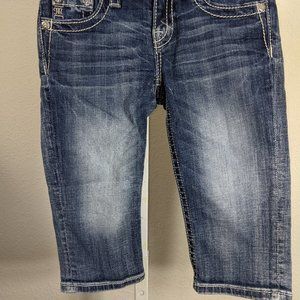 Womens Miss Me Bermuda Jean Shorts size 12